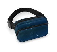 Cute Dolphins Printed Fanny Pack Fanny Packs for Women Men,Crossbody Bag Large Chest Bag with Adjustable Strap for Outdoors Workout Traveling Casual Running, Cute Dolphins, 20x13cm