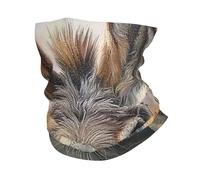 Cute Donkey Farmhouse Animal Rustic Funny White Unisex Neck Warmer Windproof Neck Gaiter Lightweight Face Covering Scarf For Winter Cold Weather Skiing Outdoor