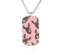 Cute Donkey Heads Pattern Novelty Pendants Necklaces