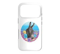 Cute Donkey With Flower Floral Farm Mule Donkeys Animal Case for iPhone 17 Pro