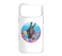 Cute Donkey With Flower Floral Farm Mule Donkeys Animal Case for iPhone 17 Pro Max