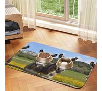 Cute Donkeys Print Pet Absorbent Leather Tablecloth Perfect for Dogs, Cats, and Other Pets