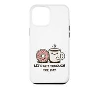 Cute Donut Coffee Let's Get Through Daily Grind Case for iPhone 12 Pro Max