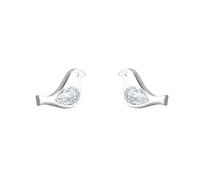 Cute Dove Bird Studs Earrings for Women 925 Sterling Silver Minimalist Creative Small Birds Animal Piercing Earring Teardrop Cubic Zriconia Dainty Retro Wedding Birthday Jewelry Gifts