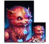 Cute Dragon Baby Jigsaw Puzzles 1000 Pieces for Adults Challenging Puzzles Birthday Gift Idea, Challenging Brain Teaser Game 50x75CM/19.68x29.52inch