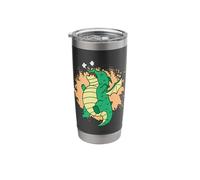 Cute Dragon Blowing Mythical Creature Fairy Tale Stainless Steel Insulated Tumbler