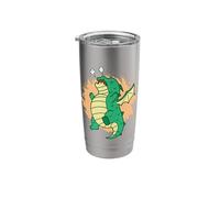 Cute Dragon Blowing Mythical Creature Fairy Tale Stainless Steel Insulated Tumbler