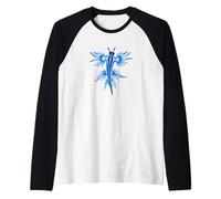 Cute Dragon Blue SEA SLUG Raglan Baseball Tee
