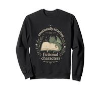 Cute Dragon Book Lover Fiction Reader Humor Quote Sweatshirt