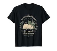 Cute Dragon Book Lover Fiction Reader Humor Quote Value Graphic T-Shirt, Men, Black, L