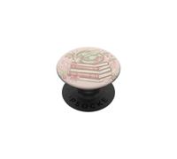 Cute Dragon Books Fantasy Reader Pastel Strawberries PopSockets Adhesive PopGrip