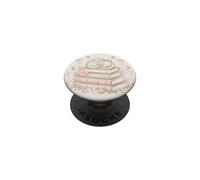 Cute Dragon Books Fantasy Reading Pastel Book Lover PopSockets Adhesive PopGrip