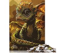 Cute Dragon Jigsaw Puzzle-1000 Pieces Jigsaw Puzzle Jigsaw Puzzle Great Gifts for Adults& Age 18 Years Up 1000pcs (75x50cm)
