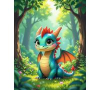 Cute Dragon nestled Among The Trees a Lush Forest Brain Stimulator Jigsaw Puzzle Adult Challenge Modern Home Decor & Unique Gift for Men Women & Seniors_500pcs