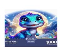 Cute Dragon Puzzles 1000 Pieces for Adults Challenging Game Mythical Creature for The Whole for Women, Gifts for Men 38x26cm/1000pcs