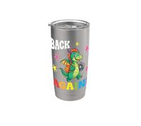 Cute Dragon Student Teacher Back Again to School Welcome Stainless Steel Insulated Tumbler