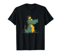 Cute Dragon with Crown for King and Kingdom Lovers T-Shirt