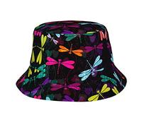Cute Dragonfly Bucket Hat, Unisex, Trendy Lightweight Outdoor Fun Beach Vacation, Suitable for Any Season., Cute Dragonfly, One size