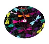 Cute Dragonfly Print Christmas Tree Skirt For Christmas, New Year Halloween Celebrations