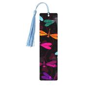 Cute Dragonfly Wooden Bookmark Perfect Decoration for Bookmarks Lovers Students Reading Book Club