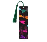 Cute Dragonfly Wooden Bookmark Perfect Decoration for Bookmarks Lovers Students Reading Book Club
