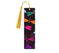 Cute Dragonfly Wooden Bookmark Perfect Decoration for Bookmarks Lovers Students Reading Book Club