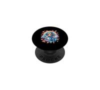 Cute Dragons Flying Rainbow Space Food Design PopSockets Adhesive PopGrip