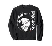 Cute Dreaming Kawaii Santa Claus - Kawaii Christmas Sweatshirt
