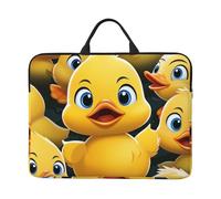 Cute Duck Animal Laptop Case 14 Inch Laptop Sleeve Computer Carrying Bag Shockproof Protective Notebook Case Portable Laptop Bag Waterproof Briefcase Bag for Men Women