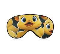 Cute Duck Animal Sleeping Mask, Light Blocking Eye Mask, Comfortable and Soft, Eye Cover with Elastic Band, Suitable for Men and Women, Suitable for Travel/Sleeping