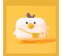 Cute Duck Case for Airpod Pro/Pro 2 Gen Cases 2022, Funny 3D Cartoon Kawaii Cool Air pods Pro 2nd Generation Silicone Cases for Apple AirPods Pro with Keychain for Boys Girls Kids Teen