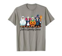 Cute Duck Duck Boo Funny Spooky Goose Halloween Fall Pumpkin T-Shirt