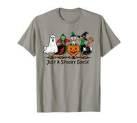 Cute Duck Duck Boo Funny Spooky Goose Halloween Fall Pumpkin T-Shirt