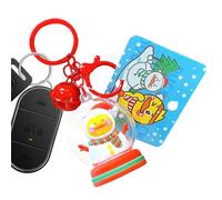 Cute Duck Keychain - Cute Duck Stuff - Car Key Chain Bag Pendant, Santa Duck Key Chain, Pendant Accessories, Duck Party Favors For Boys Girls