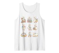 Cute Duck Knitting Yarn Crafting Hobbyist Tank Top