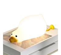 Cute Duck Lamp | Animal Night Light | Dimmable Touch 3 Modes Rechargeable Portable Auto Off Lighting for Dorm Bathroom Sleep Nursery Bedside College Breastfeeding Home