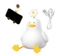 Cute Duck Lamp - Duck Light with 3 Brightness Settings,Rechargeable Lighting Fixtures for Bedroom Living Room Dorm, Tap Control Desk Decor