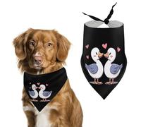 Cute Duck Lover Dog Bandanas Puppy Triangle Kerchief Cat Scarfs Washable Bibs Pet Gifts