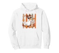 Cute Duck Pumpkin Spice Latte Fall Autumn Vibes Pullover Hoodie