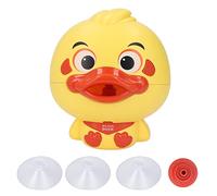 Cute Duck Shape Music Bubble Maker Toy for with Easy Operation and Wall Mount for Bath Time Fun