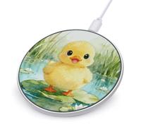 Cute Duck Spirit Round Fast Wireless Charging Pad