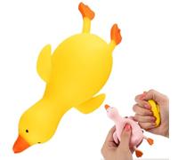 Cute Duck Squish-y Sugar Stress Ball, Soft Duck Stress Relief Sugar Ball Squish-y, UltraSquishy and Moldable Slow Rise Relaxing Sensory Fidget Stres-s for Anxiety Relief (Yellow)