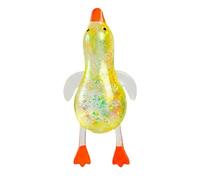 Cute Duck Squishy Sugar Stress Ball,Soft Duck Stress Relief Sugar Ball Squishy Ultra Squishy and Moldable Slow Rise Relaxing Sensory Fidget Stress for Anxiety Relief Sky Blue (Yellow)