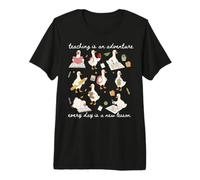Cute Duck Teaching is an Adventure Design Premium T-Shirt