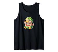Cute Duck Watermelon Cartoon Design Tank Top