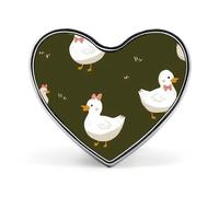 Cute Ducks Bow Tie Heart Shaped Enamel Brooch Pin Button Badges Decoration Hat Clothing Bag Accessories Gift Crafts