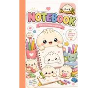 Cute Dum-pling's Notebook for Kids, Teens & Adults: A Cool Diary Funny Kawaii Dumplings, Silly Food Characters | Thick 100 Pages for Writing and Note ... Teens Boys Girls Kids Students | 6 x 9 inches