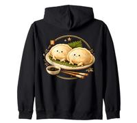 Cute Dumpling Gyoza Kawaii Asian Food Lover Zip Hoodie