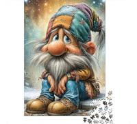 Cute Dwarf Character 1000 Piece Eco-Friendly Puzzle Adult Hobbyists Portable Mind Decompression Fun Entertainment 70x50cm/1000pcs