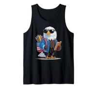 Cute Eagle Future Leader America Last Day School July 4th Tank Top
